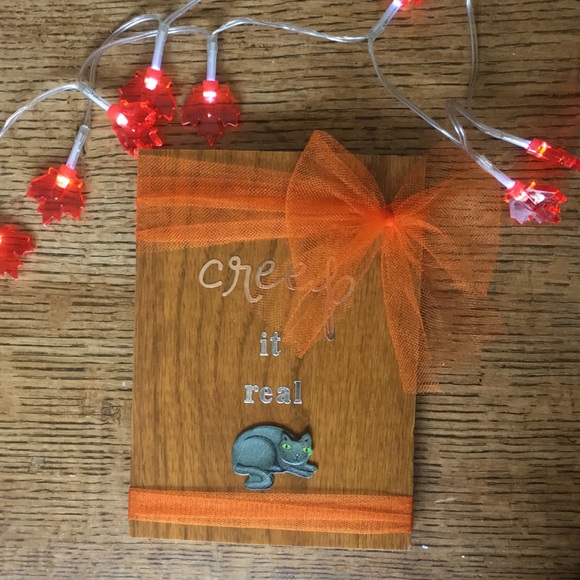 Handmade Halloween sign - Picture 2 of 6